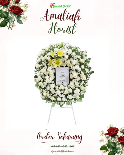 Krans Bunga Duka Cita di Kagungan